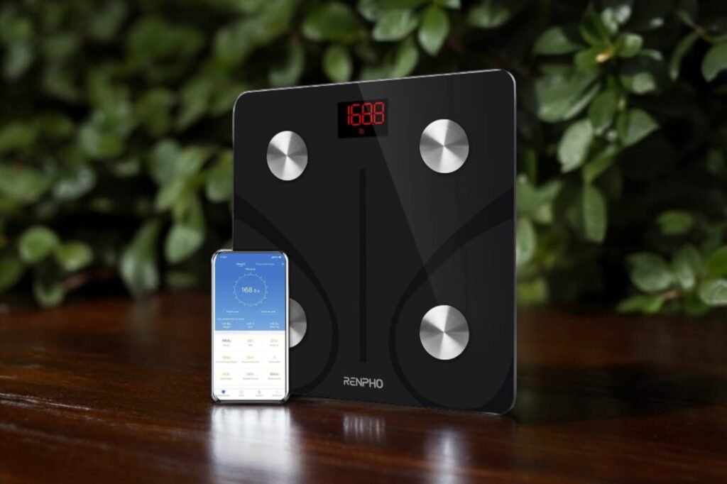 Renpho smart scale on the table